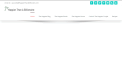 Desktop Screenshot of happierthanabillionaire.com